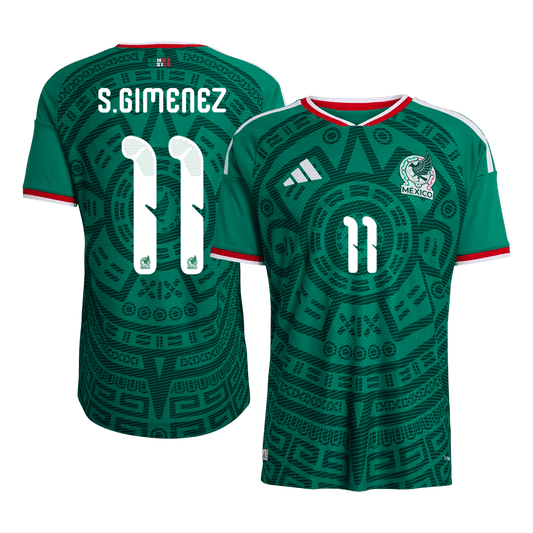 Mexiko Domácí fotbalový dres MS 2026 hráčská verze S.GIMENEZ #11