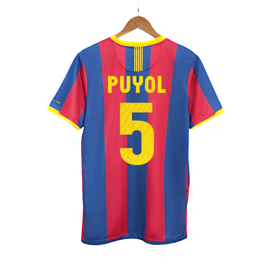 Domácí Retro Dres Barcelona 2010/11 PUYOL #5