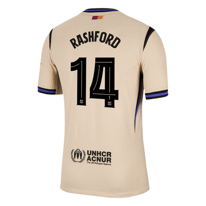 Venkovní Fotbalový Dres Barcelona 25/26 Authentic RASHFORD #14 UCL