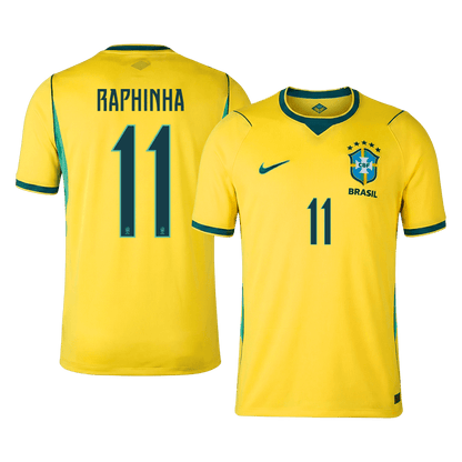 Brazílie domácí fotbalový dres MS 2026 RAPHINHA #11