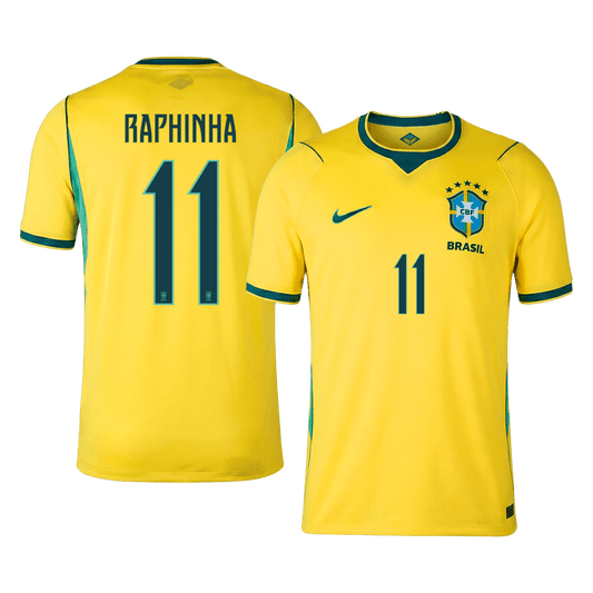 Brazílie domácí fotbalový dres MS 2026 RAPHINHA #11