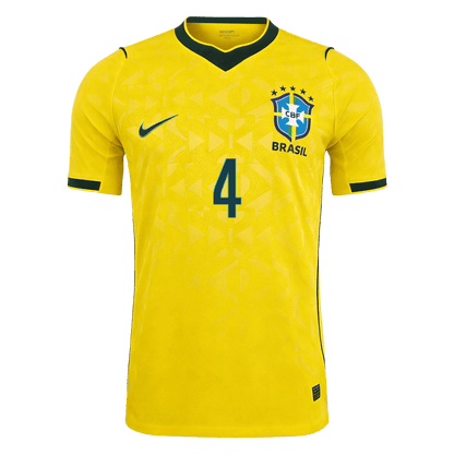 Brazílie domácí dres MS 2026 hráčská verze MARQUINHOS #4