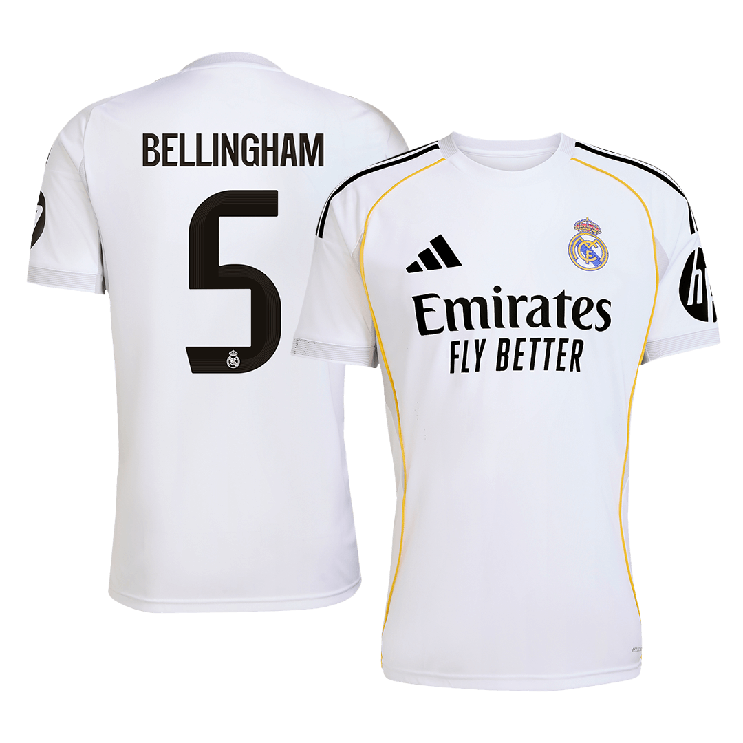 Domácí Fotbalový Dres Real Madrid 25/26 BELLINGHAM #5
