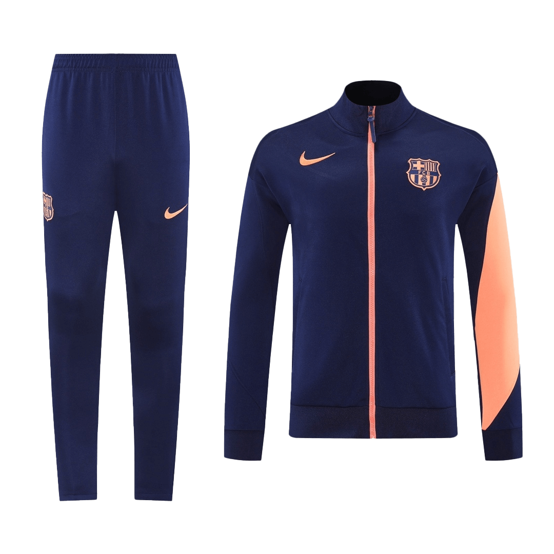 Barcelona sada bundy 2025/26 námořnická modrá & oranžová