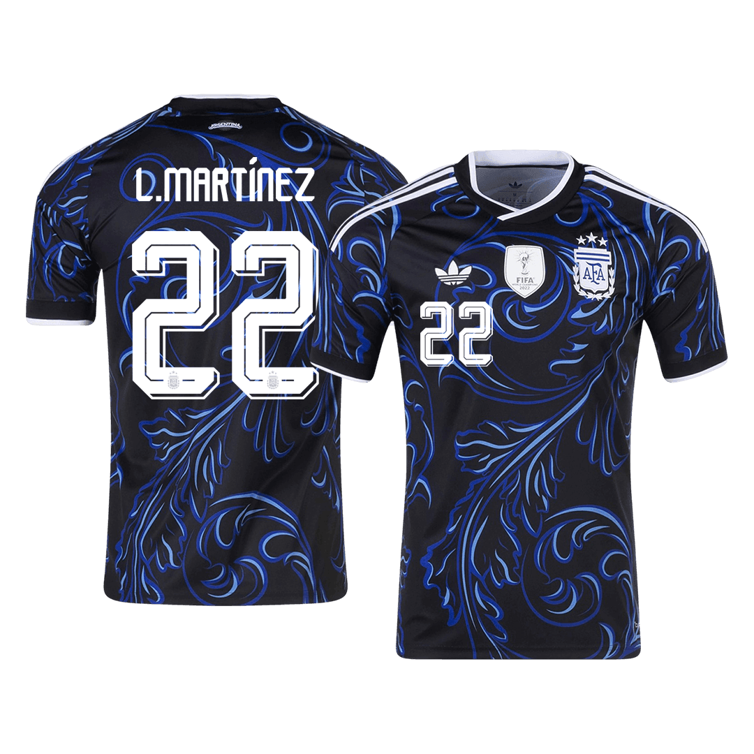 Argentina venkovní fotbalový dres MS 2026 L. MARTÍNEZ #22