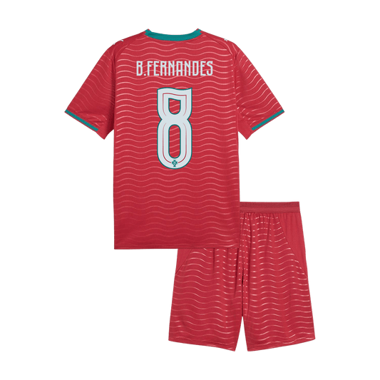 Portugalsko dětská domácí sada dresu MS 2026 B. FERNANDES #8