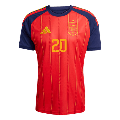 Španělsko domácí fotbalový dres MS 2026 PEDRI #20
