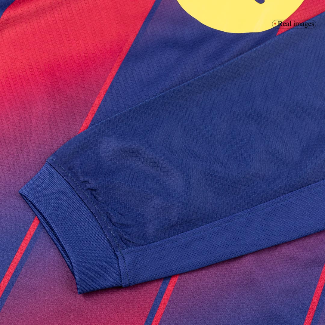 Barcelona domácí fotbalový dres 2025/26 dlouhý rukáv