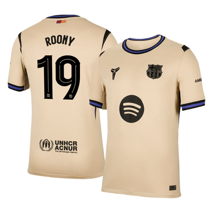 Venkovní Fotbalový Dres Barcelona 25/26 ROONY #19 UCL