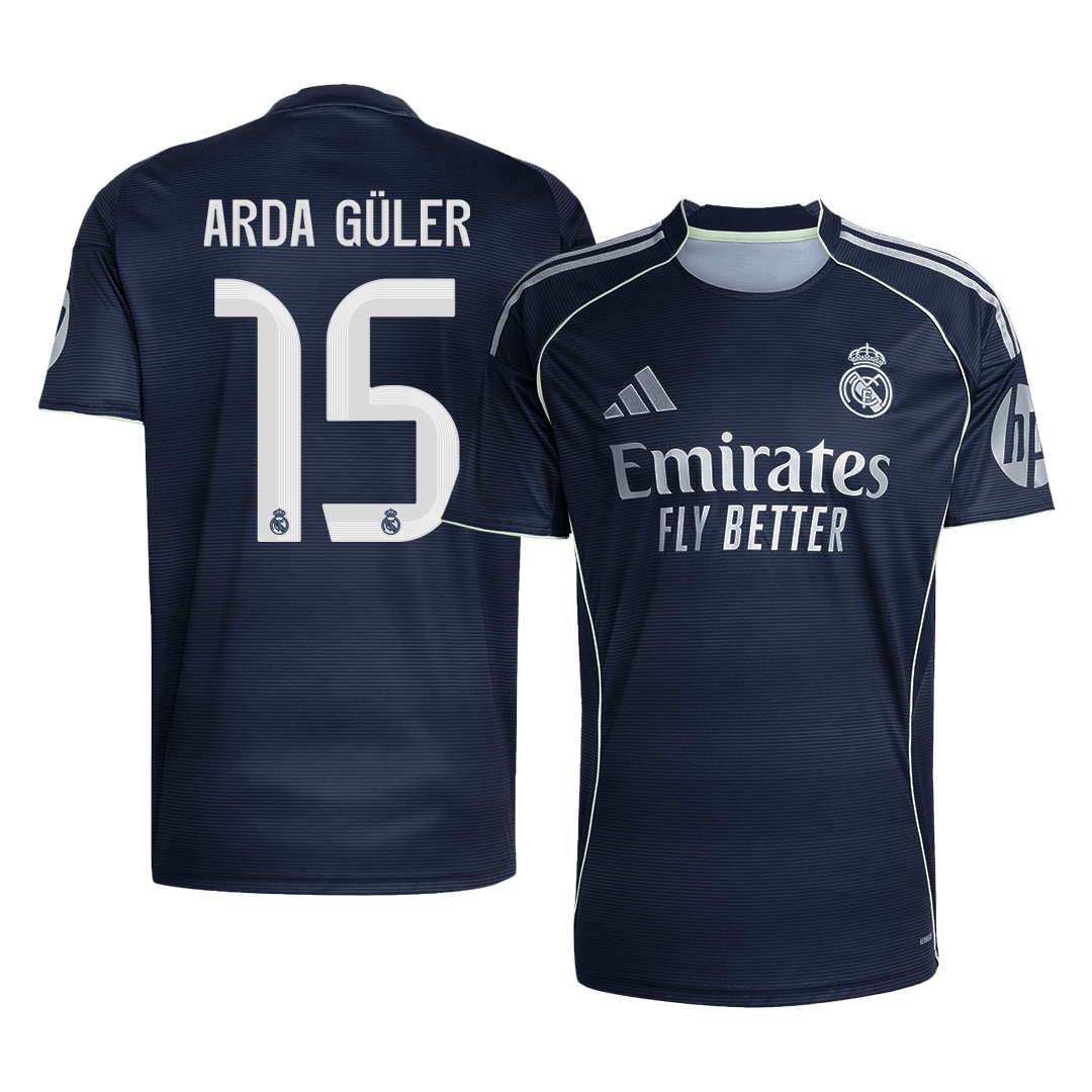 Real Madrid venkovní fotbalový dres 2025/26 ARDA GÜLER #15