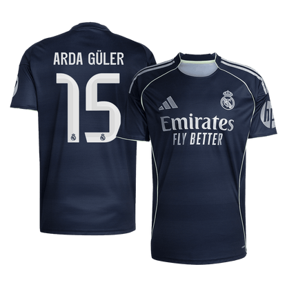 Real Madrid venkovní fotbalový dres 2025/26 ARDA GÜLER #15