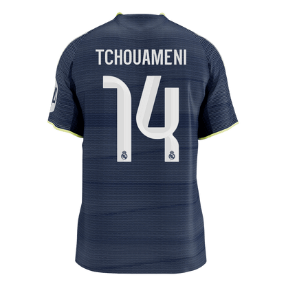 Real Madrid venkovní fotbalový dres 2025/26 hráčská verze TCHOUAMENI #14