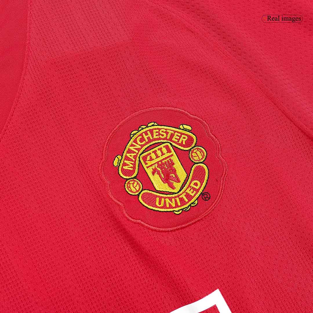 Domácí Retro Dres Manchester United 2007/08 Long Sleeve RONALDO #7