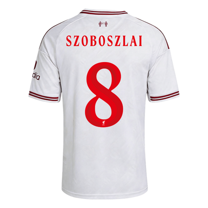 Liverpool venkovní fotbalový dres 2026/27 SZOBOSZLAI #8 UCL