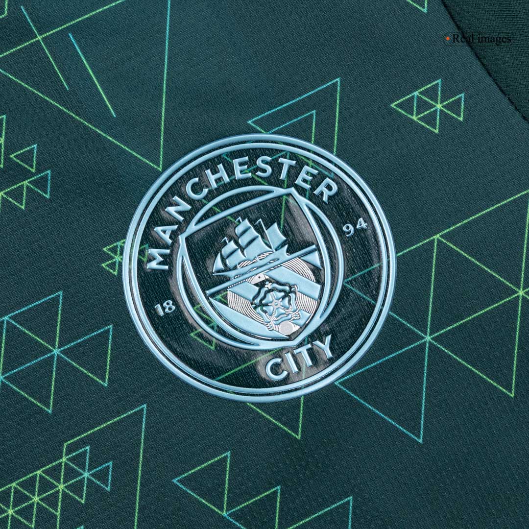 Manchester City čtvrtá fotbalový dres 2025/26