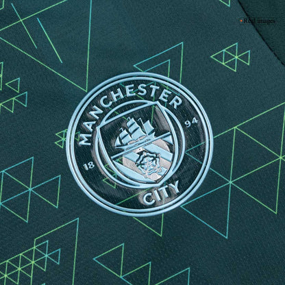 Manchester City čtvrtá fotbalový dres 2025/26