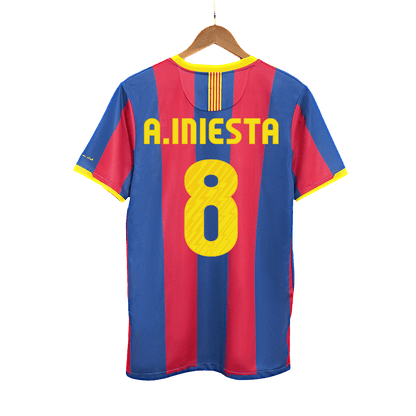 Domácí Retro Dres Barcelona 2010/11 A.INIESTA #8
