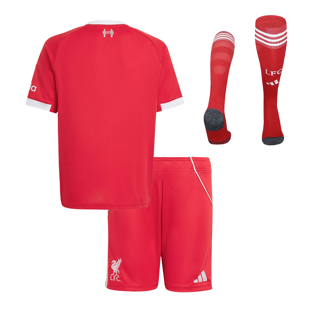 Liverpool dětská domácí kompletní sada 2025/26
