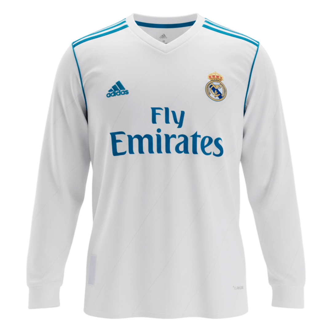 Domácí Retro Dres Real Madrid 2017/18 Retro Long Sleeve KROOS #8