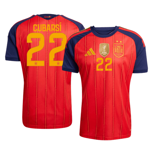 Španělsko domácí dres MS 2026 hráčská verze CUBARSÍ #22
