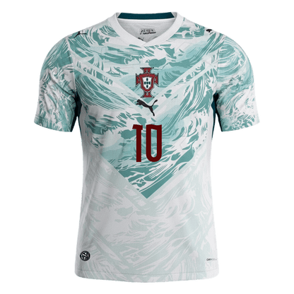 Portugalsko venkovní fotbalový dres MS 2026 BERNARDO #10