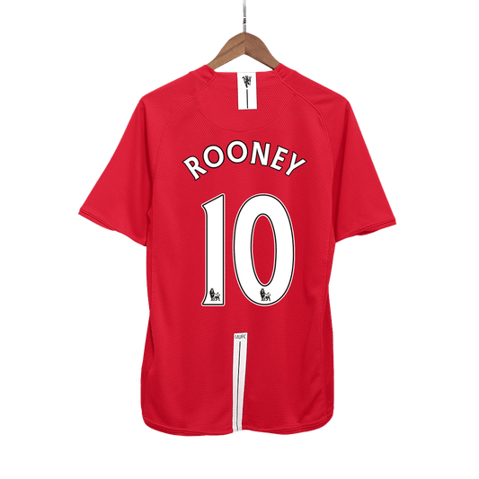 Domácí Retro Dres Manchester United 2007/08 ROONEY #10