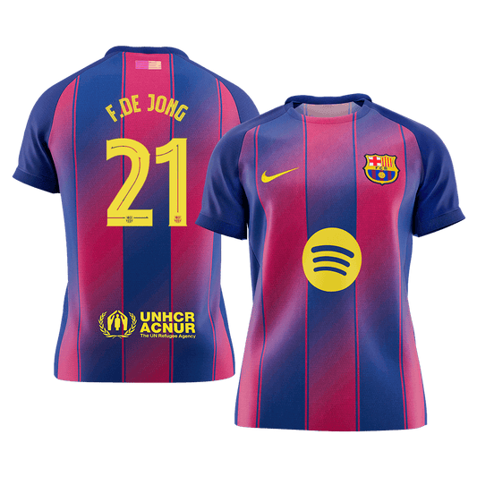 Domácí Fotbalový Dres Barcelona 25/26 F.DE JONG #21 UCL