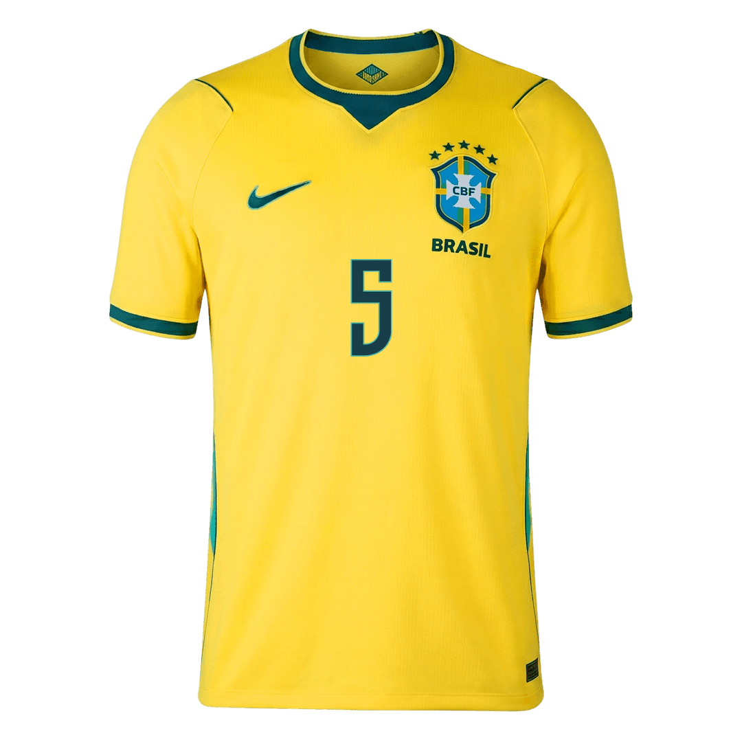 Brazílie domácí fotbalový dres MS 2026 CASEMIRO #5