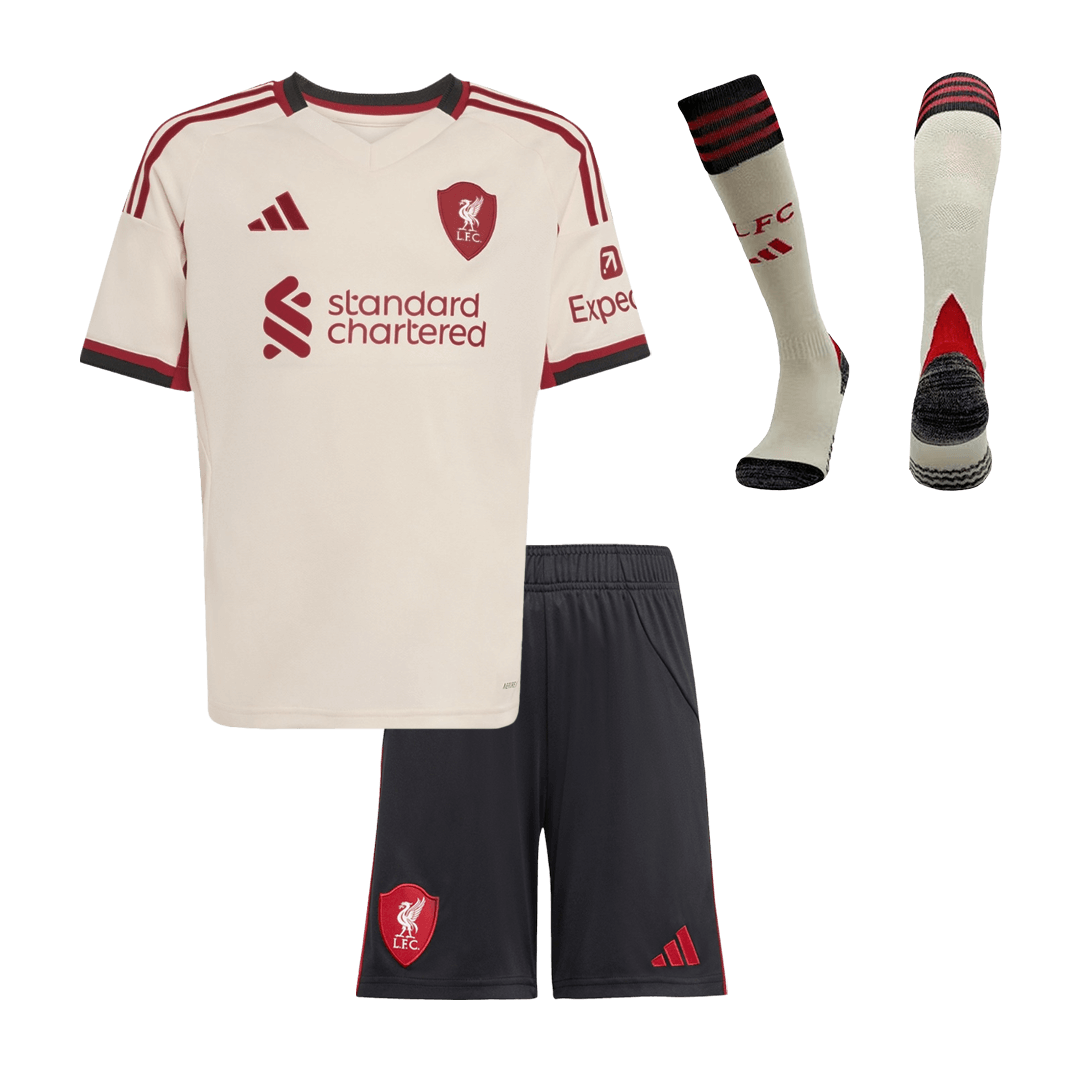 Liverpool dětská venkovní kompletní sada 2025/26