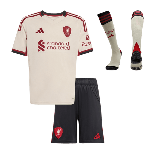 Liverpool dětská venkovní kompletní sada 2025/26