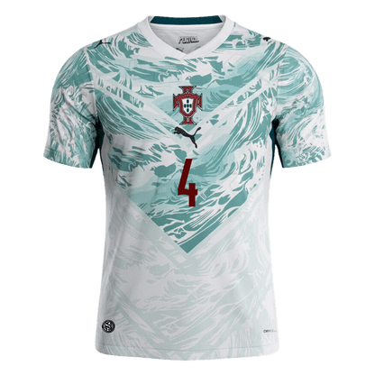 Portugalsko venkovní fotbalový dres MS 2026 RÚBEN DIAS #4