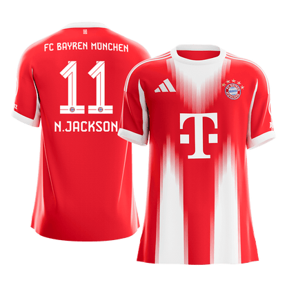 Bayern Mnichov domácí fotbalový dres 2025/26 N.JACKSON #11