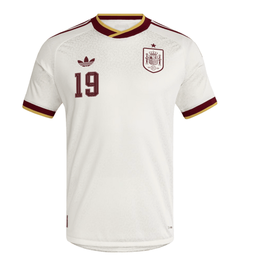 Španělsko venkovní dres MS 2026 hráčská verze LAMINE YAMAL #19