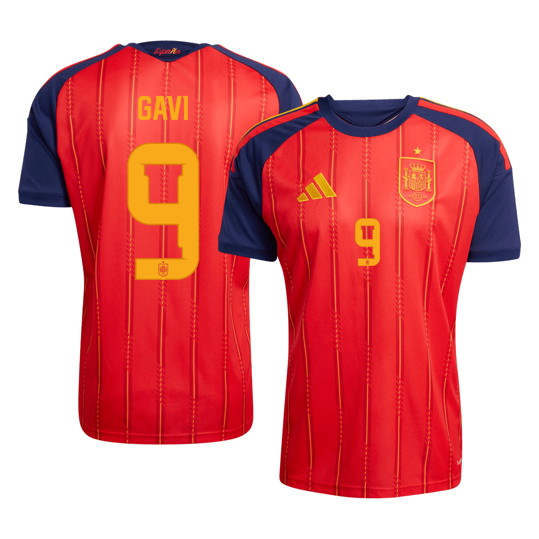 Španělsko domácí fotbalový dres MS 2026 GAVI #9