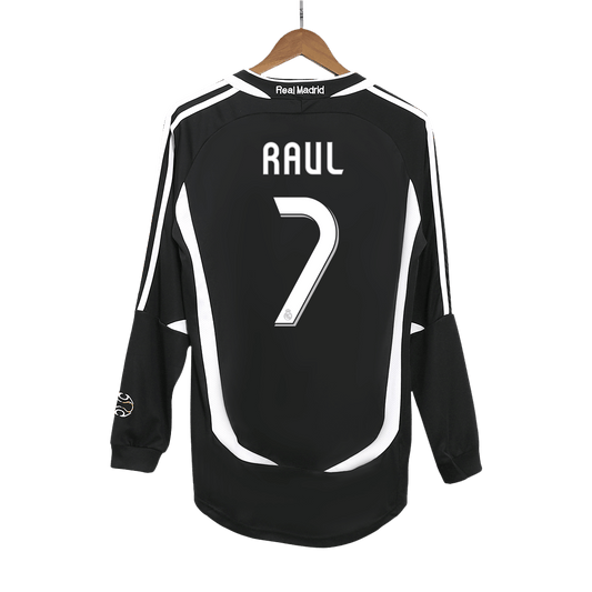 Venkovní Retro Dres Real Madrid 2006/07 Retro Long Sleeve RAUL #7