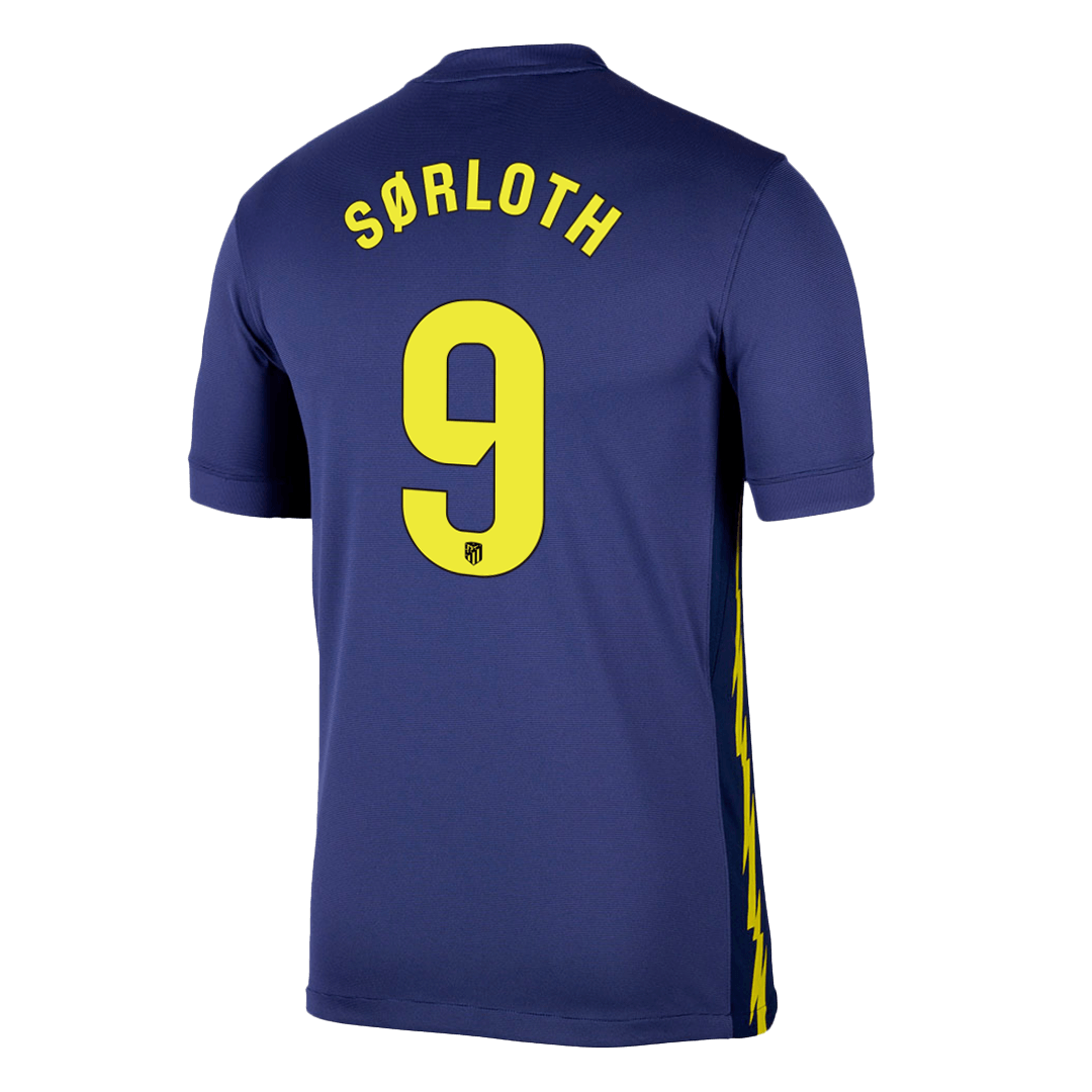 Atletico Madrid venkovní fotbalový dres 2025/26 SØRLOTH #9