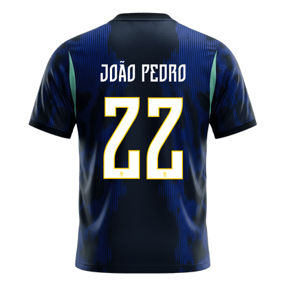 Brazílie venkovní fotbalový dres MS 2026 JOÃO PEDRO #22