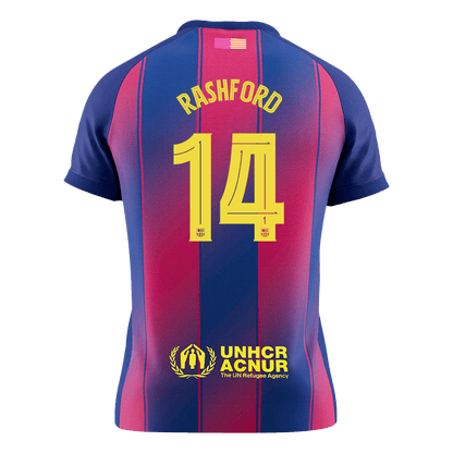 Domácí Fotbalový Dres Barcelona 25/26 RASHFORD #14 UCL