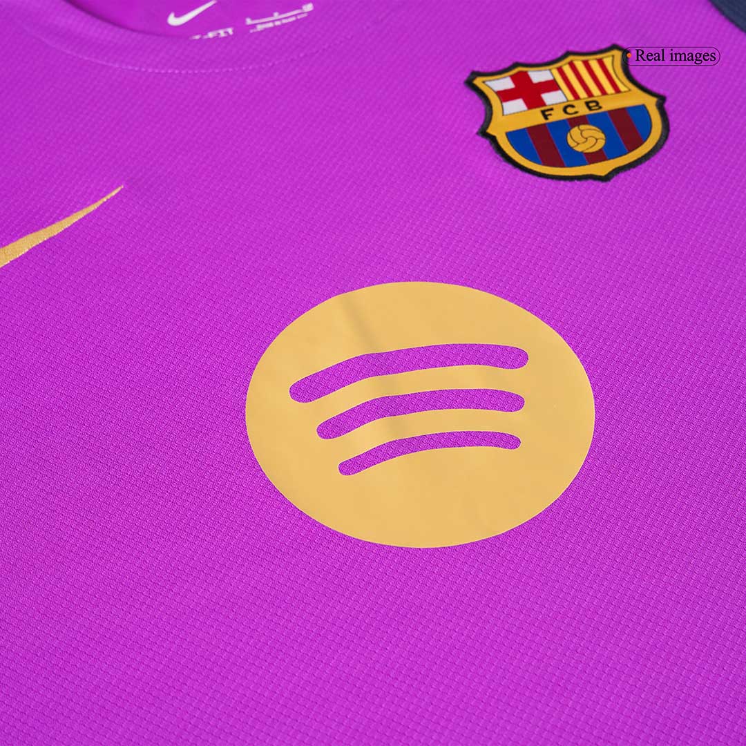 Barcelona předzápasový fotbalový dres 2025/26 - fialová