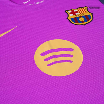 Barcelona předzápasový fotbalový dres 2025/26 - fialová