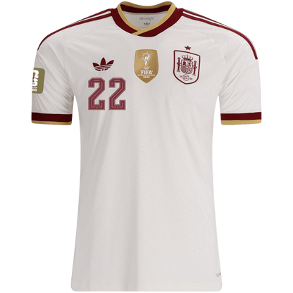Španělsko venkovní dres MS 2026 hráčská verze CUBARSÍ #22
