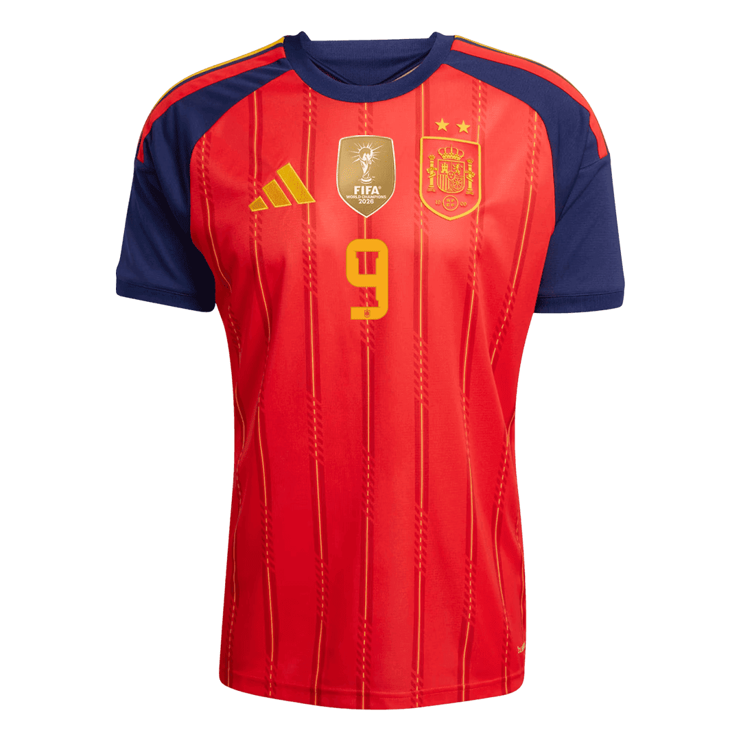Španělsko domácí fotbalový dres MS 2026 GAVI #9