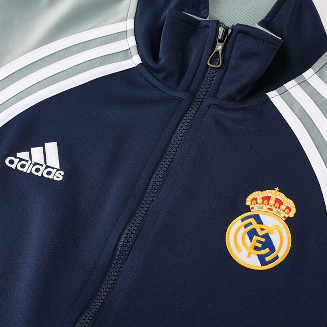 Real Madrid tréninková bunda 2025/26 námořnická modrá