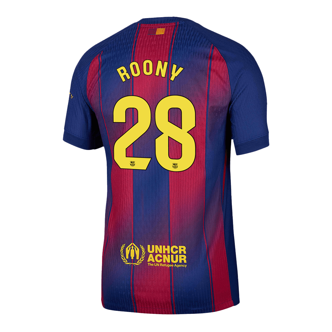 Barcelona domácí fotbalový dres 2025/26 hráčská verze ROONY #28