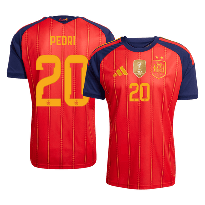 Španělsko domácí fotbalový dres MS 2026 PEDRI #20