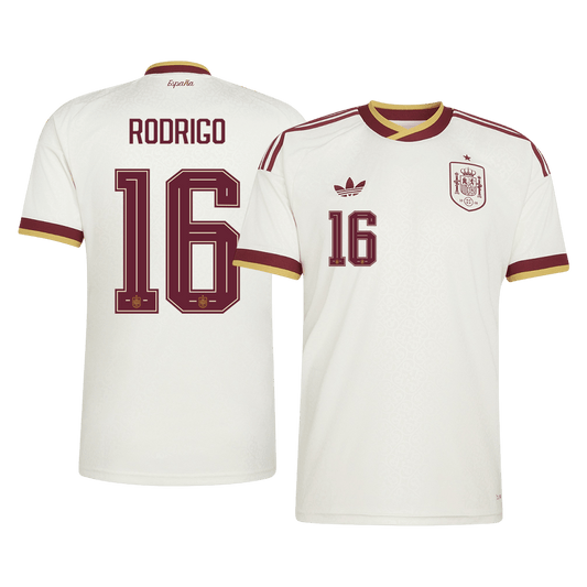 Španělsko venkovní fotbalový dres MS 2026 RODRIGO #16
