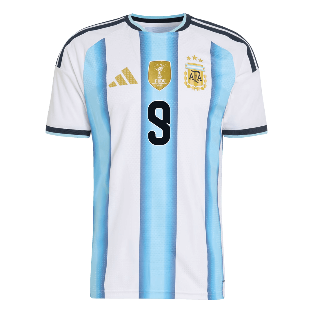 Argentina Domácí fotbalový dres MS 2026 hráčská verze J.ÁLVAREZ #9
