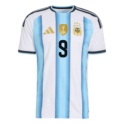 Argentina Domácí fotbalový dres MS 2026 hráčská verze J.ÁLVAREZ #9