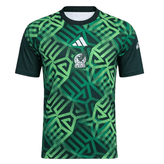 Mexiko předzápasový fotbalový dres MS 2026 - zelená