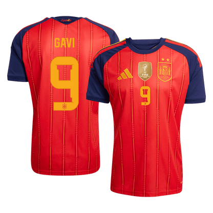 Španělsko domácí fotbalový dres MS 2026 GAVI #9